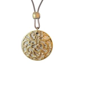 NWT Cookie Lee Women's Silvertone Filigree Slider With Inspirational Message